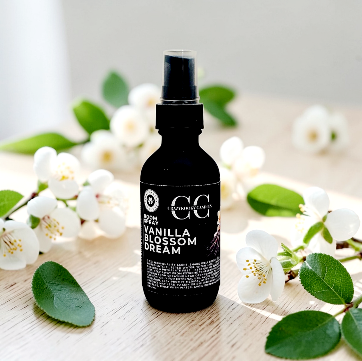 VANILLA BLOSSOM DREAM - Room Spray, 2oz - CrazyKooky Candles LLC