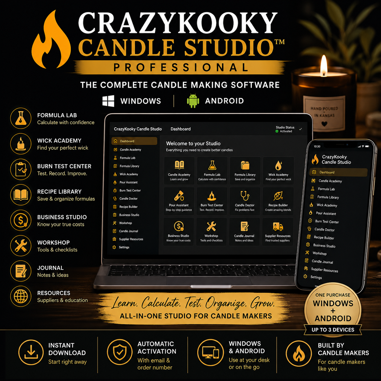 CRAZYKOOKY CANDLE STUDIO