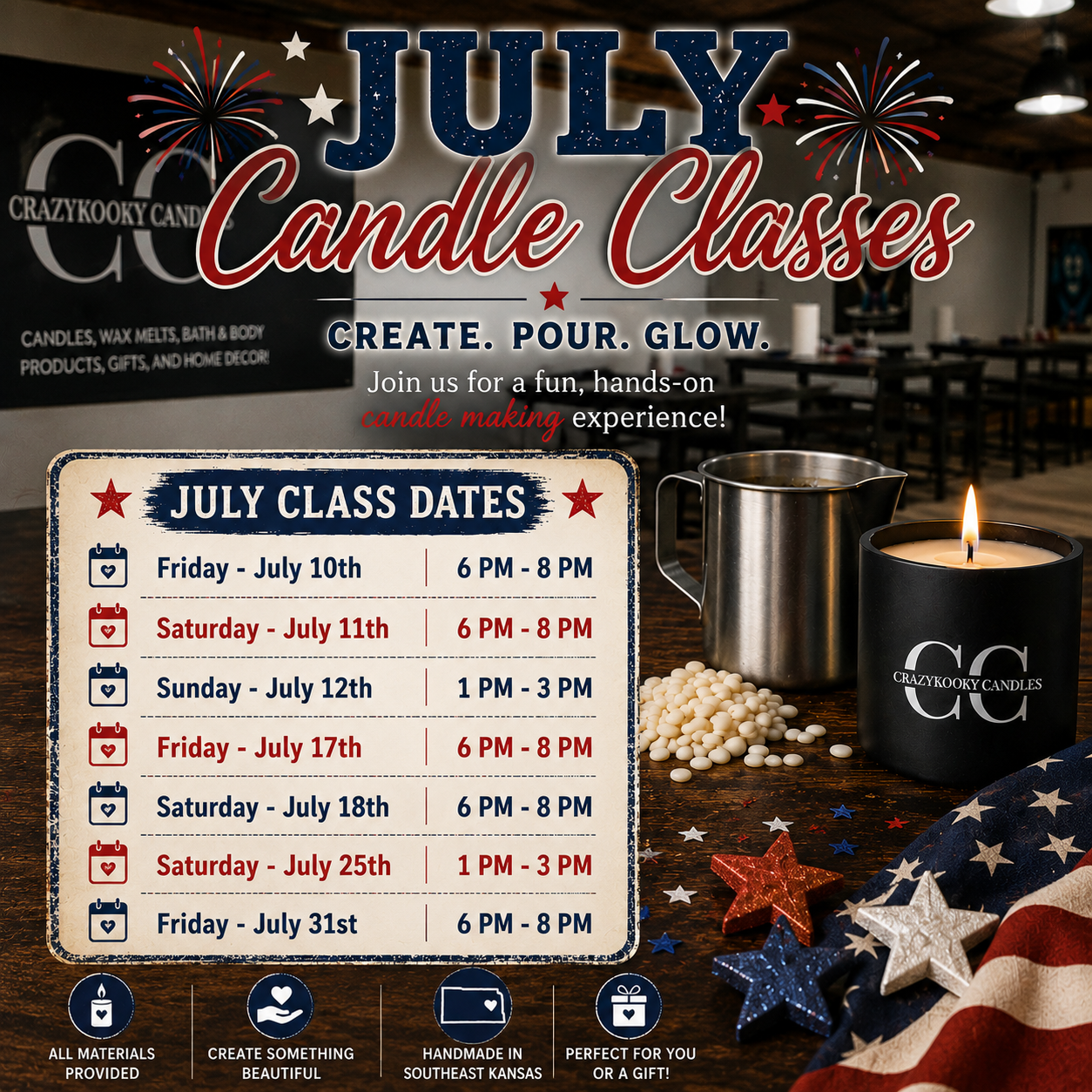 CANDLE CREATION EXPERIENCE
