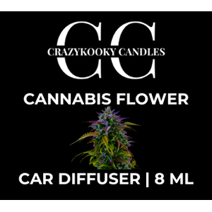CANNABIS FLOWER - Car Diffuser, 8ml - CrazyKooky Candles LLC