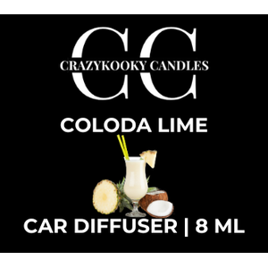 COLODA LIME - Car Diffuser, 8ml - CrazyKooky Candles LLC