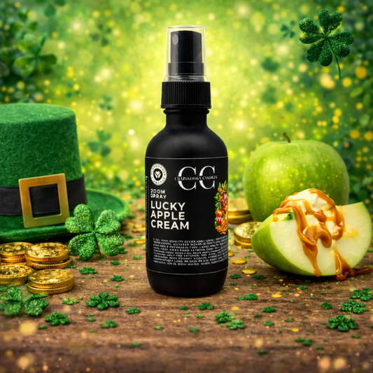 LUCKY APPLE CREAM - Room Spray, 2oz - CrazyKooky Candles LLC