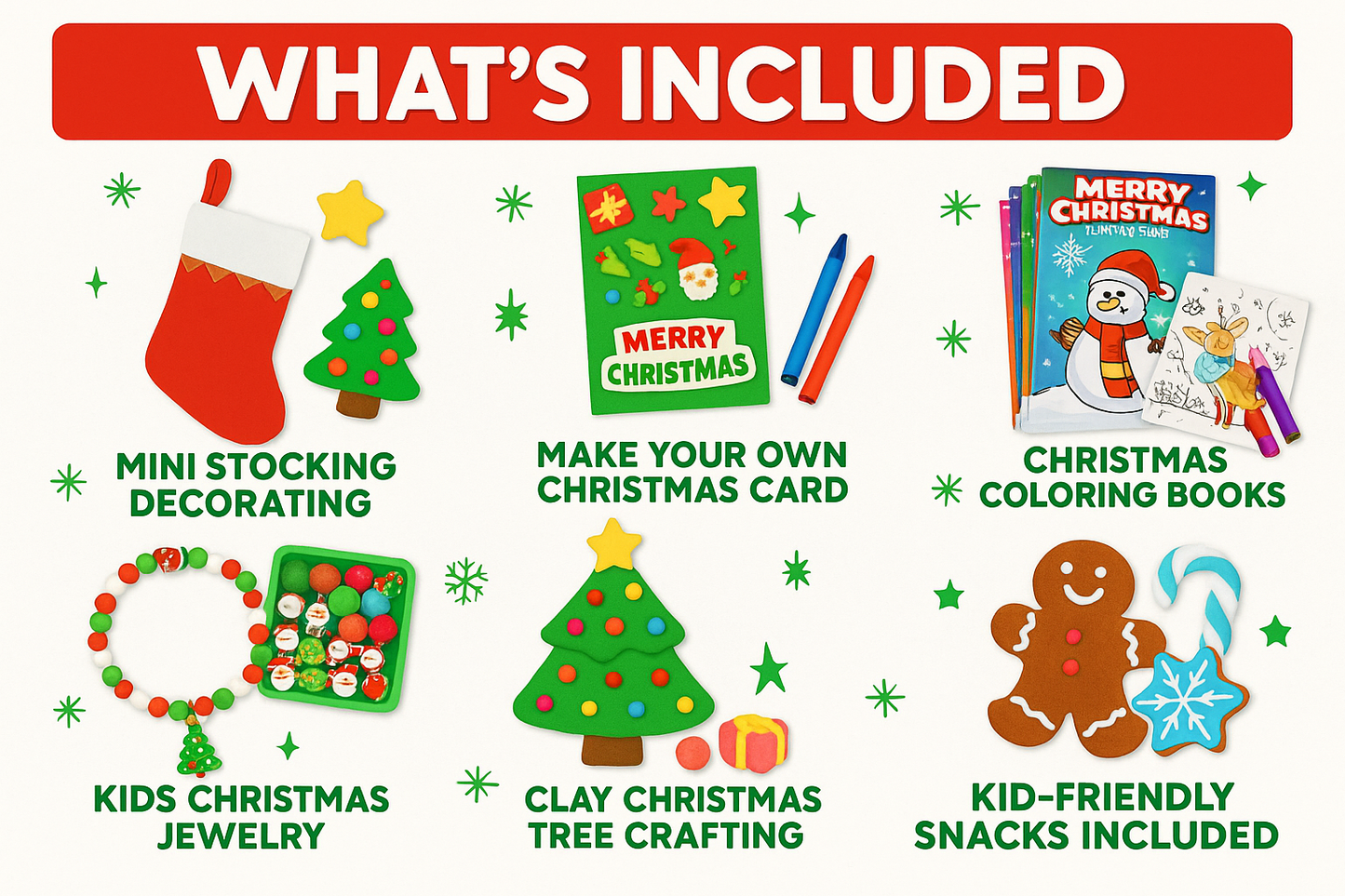 Kids Christmas Craft Pass – December 6th (1PM–3PM)