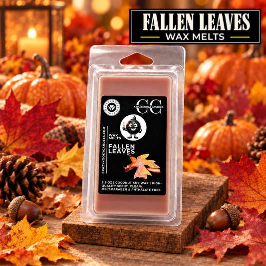 FALLEN LEAVES - Wax Melts, Scented Coconut Soy, 3.5oz
