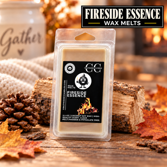 FIRESIDE ESSENCE - Wax Melts, Scented Coconut Soy, 3.5oz