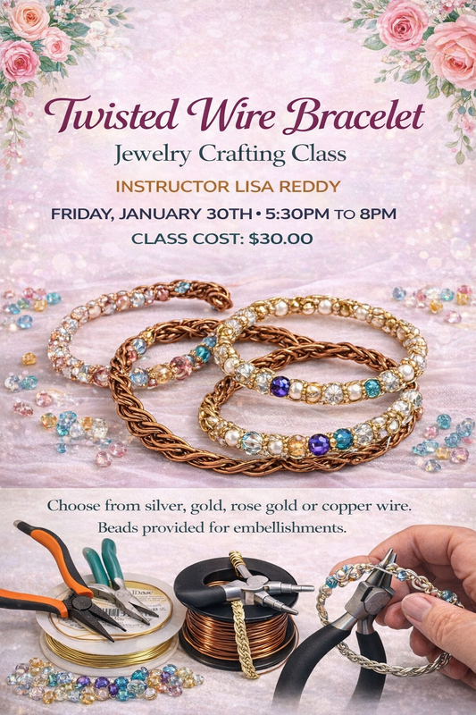 Twisted Wire Bracelet Jewelry Crafting Class