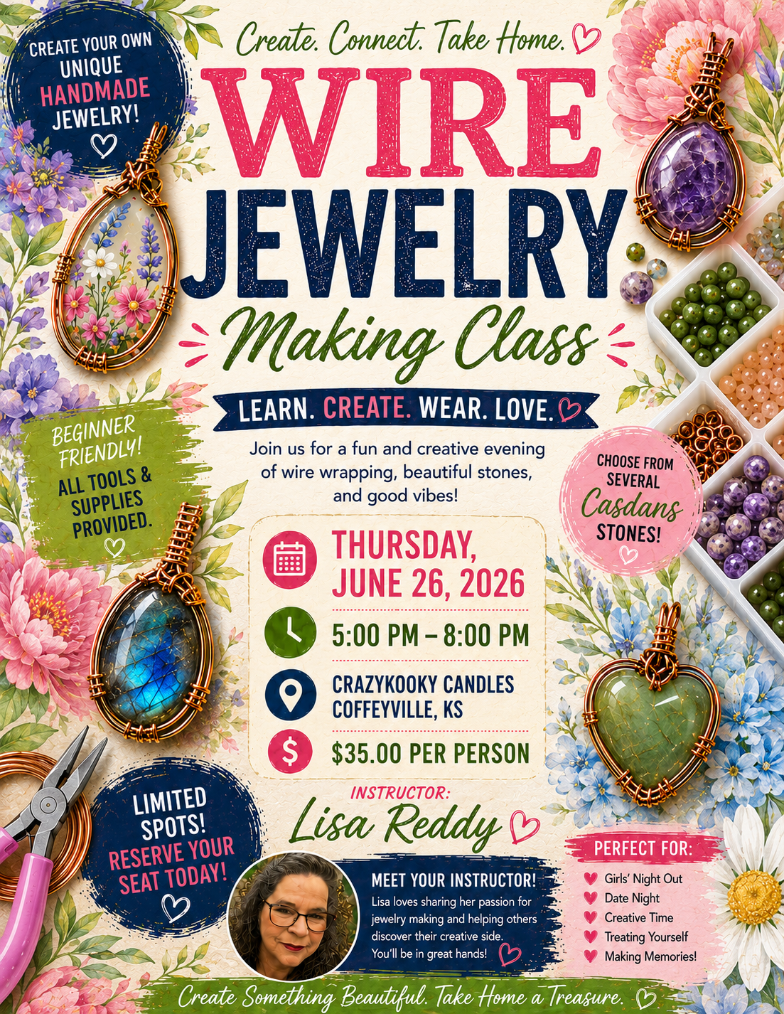WIRE JEWELRY MAKING CRAFT