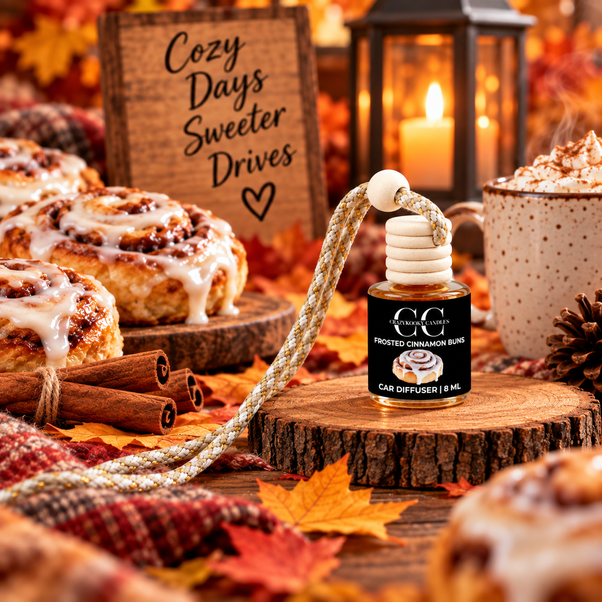 FROSTED CINNAMON BUNS - Car Diffuser, 8ml