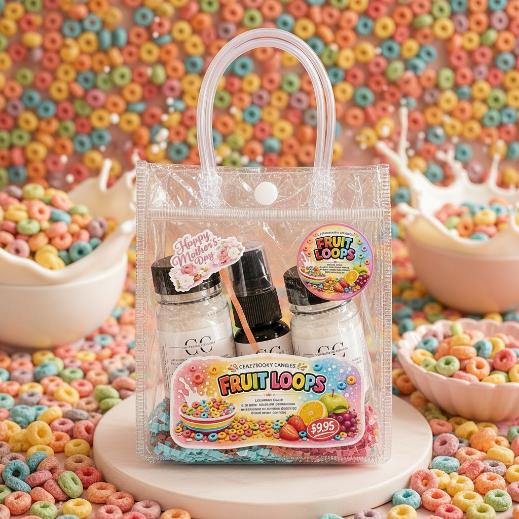 FRUIT LOOPS - Home Trial Size Gift Set - CrazyKooky Candles LLC