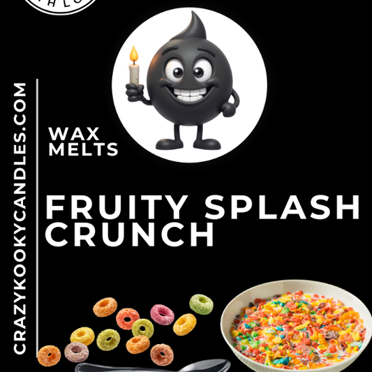 FRUITY SPLASH CRUNCH - Wax Melts, Scented Coconut Soy, 3.5oz - CrazyKooky Candles LLC