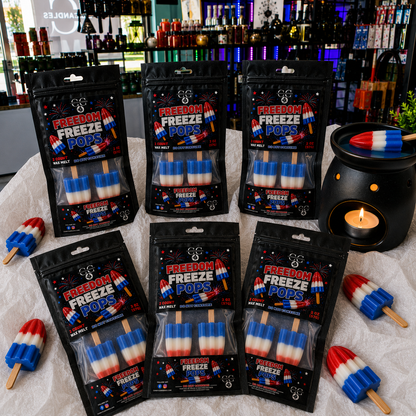 FREEDOM FREEZE POPS - Wax Melts, Scented Coconut Soy, 2oz
