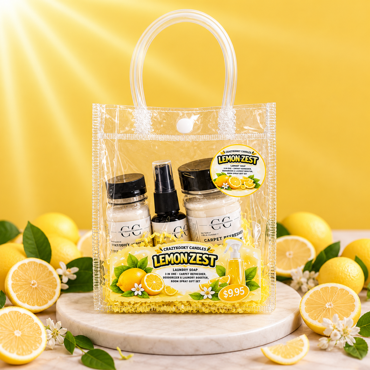 LEMON ZEST - Home Trial Size Gift Set