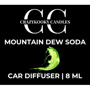 MOUNTAIN DEW - Car Diffuser, 8ml - CrazyKooky Candles LLC
