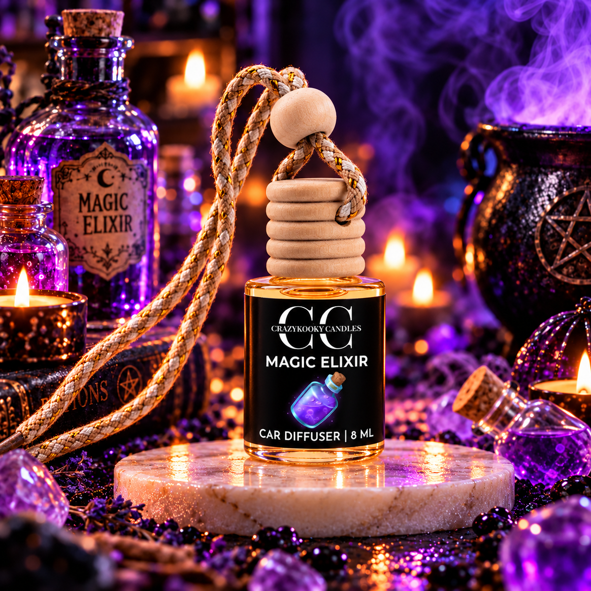 MAGIC ELIXIR - Car Diffuser, 8ml - CrazyKooky Candles LLC