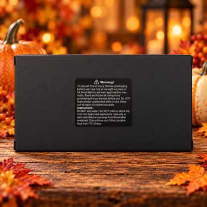 Fall Wax Melt Sampler Box – 8 Pack