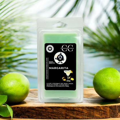 MARGARITA - Wax Melts, Scented Coconut Soy, 3.5oz