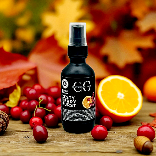 ZESTY BERRY BURST - Room Spray, 2oz - CrazyKooky Candles LLC