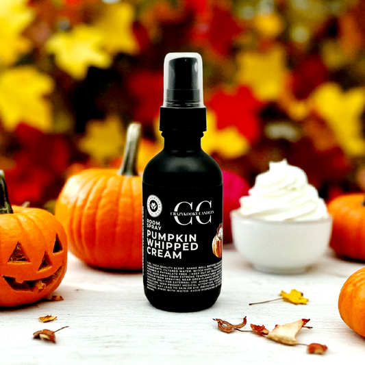 PUMPKIN WHIPPED CREAM - Room Spray, 2oz - CrazyKooky Candles LLC