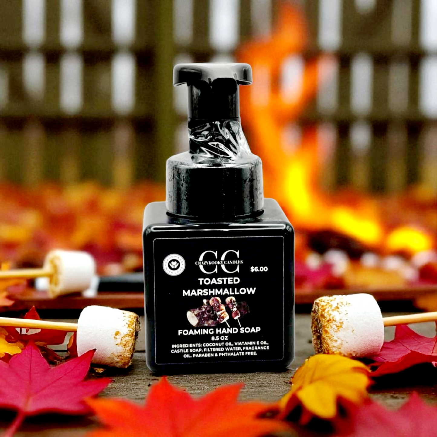 TOASTED MARSHMALLOW, Foaming Hand Soap, 8.5oz