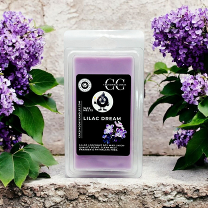 LILAC DREAM - Wax Melts, Scented Coconut Soy, 3.5oz