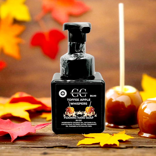 TOFFEE APPLE WHISPERS, Foaming Hand Soap, 8.5oz