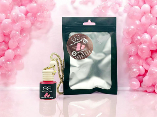 PINK BUBBLEGUM - Car Diffuser, 8ml - CrazyKooky Candles LLC