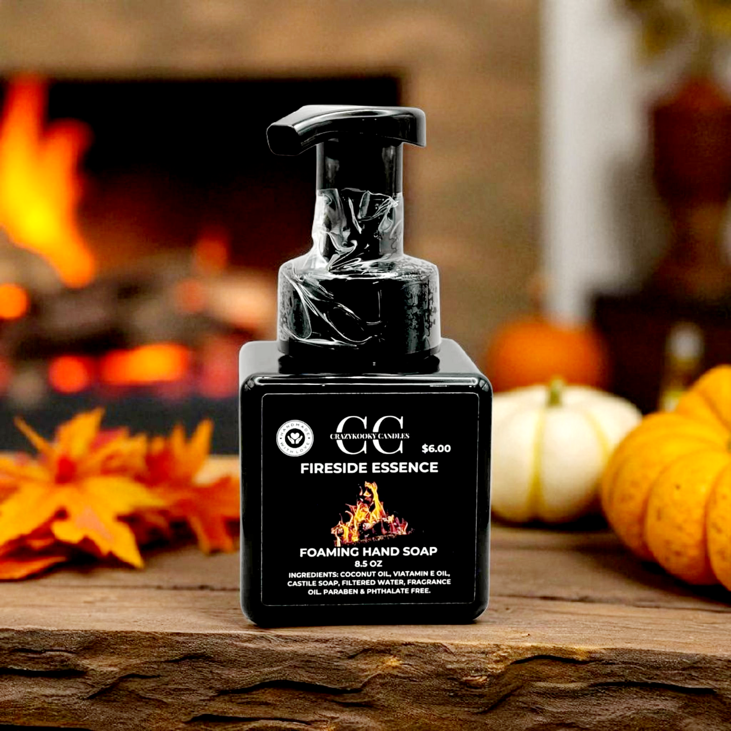 FIRESIDE ESSENCE, Foaming Hand Soap, 8.5oz