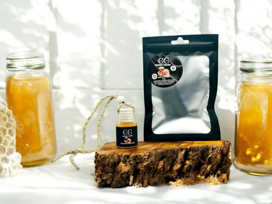 HONEY COMB - Car Diffuser, 8ml - CrazyKooky Candles LLC