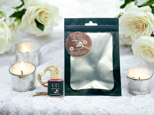 WEDDING DAY - Car Diffuser, 8ml - CrazyKooky Candles LLC