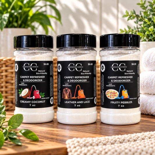 CARPET REFRESHER & DEODORIZER - Handmade, 7oz, 16oz