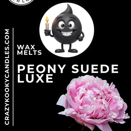 PEONY SUEDE LUXE - Wax Melts, Scented Coconut Soy, 3.5oz
