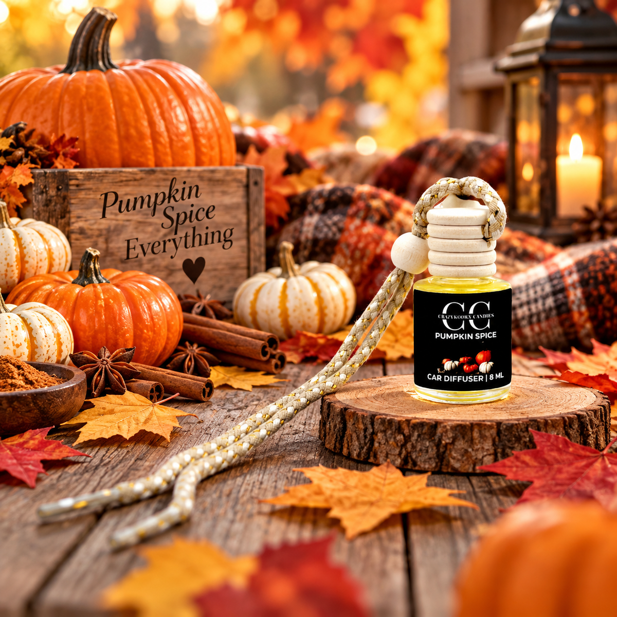 PUMPKIN SPICE - Car Diffuser, 8ml