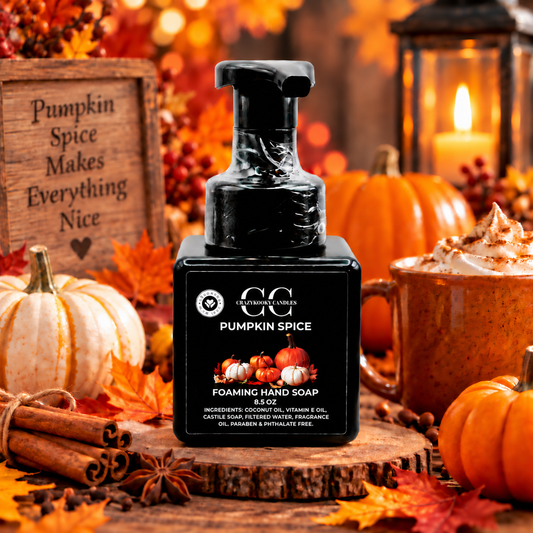 PUMPKIN SPICE, Foaming Hand Soap, 8.5oz