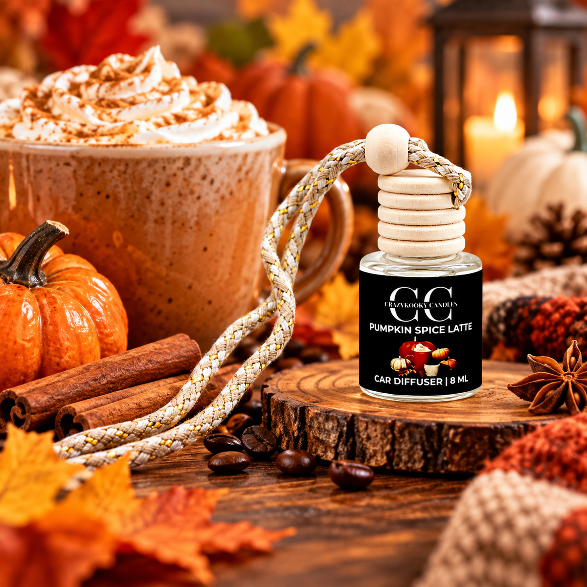 PUMPKIN SPICE LATTE - Car Diffuser, 8ml