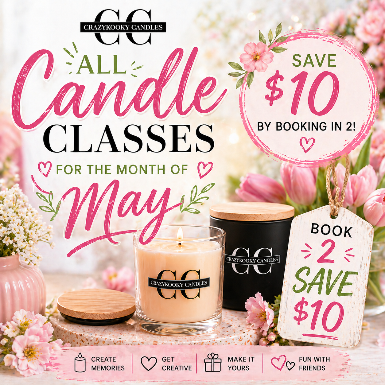 CANDLE CREATION EXPERIENCE - CrazyKooky Candles LLC