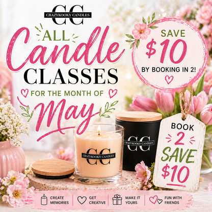 CANDLE CREATION EXPERIENCE - CrazyKooky Candles LLC