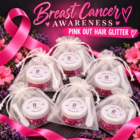 Pink Out Hair Glitter – Handmade by Fort Girls Creations