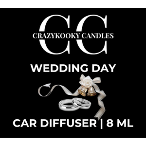 WEDDING DAY - Car Diffuser, 8ml - CrazyKooky Candles LLC