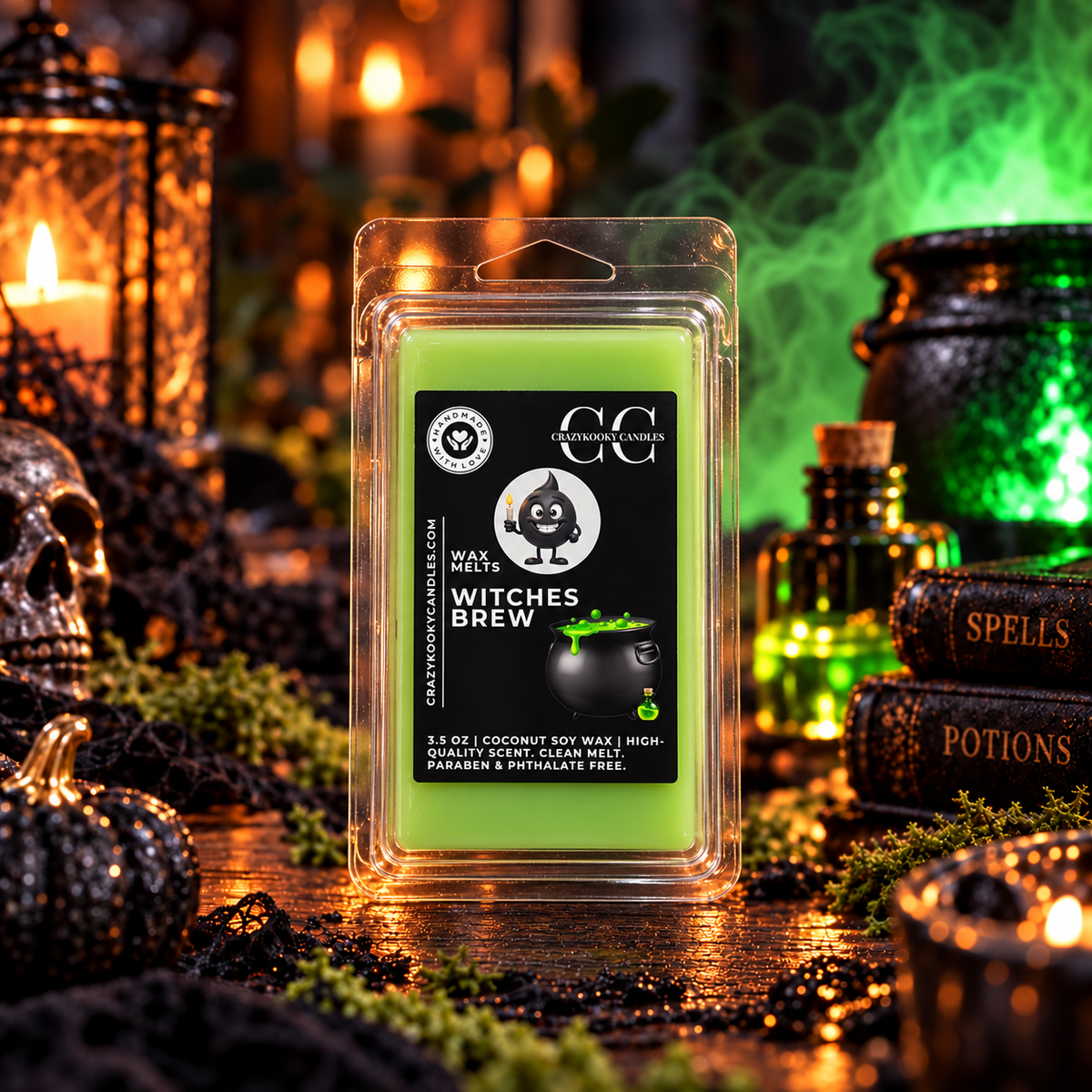 WITCHES BREW - Wax Melts, Scented Coconut Soy, 3.5oz
