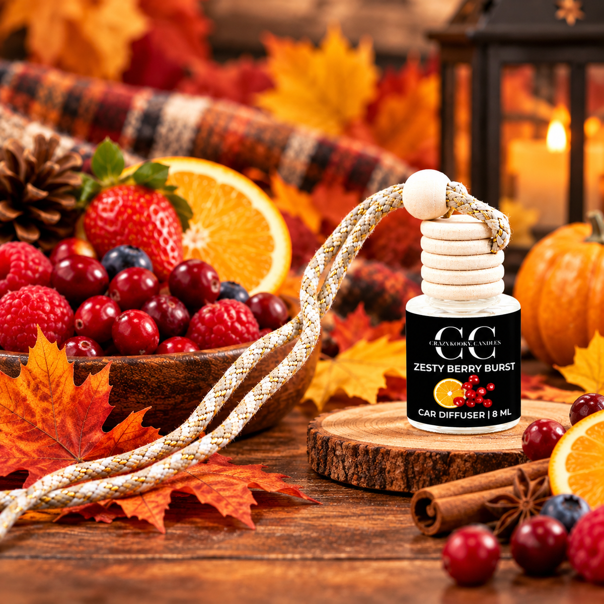 ZESTY BERRY BURST - Car Diffuser, 8ml