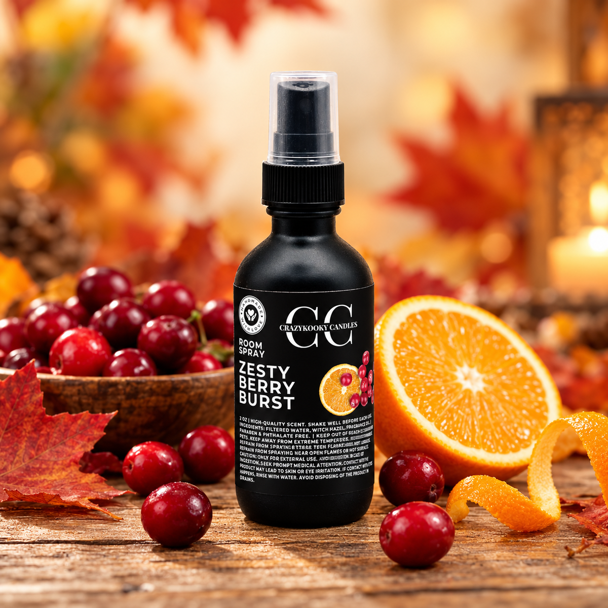 ZESTY BERRY BURST - Room Spray, 2oz