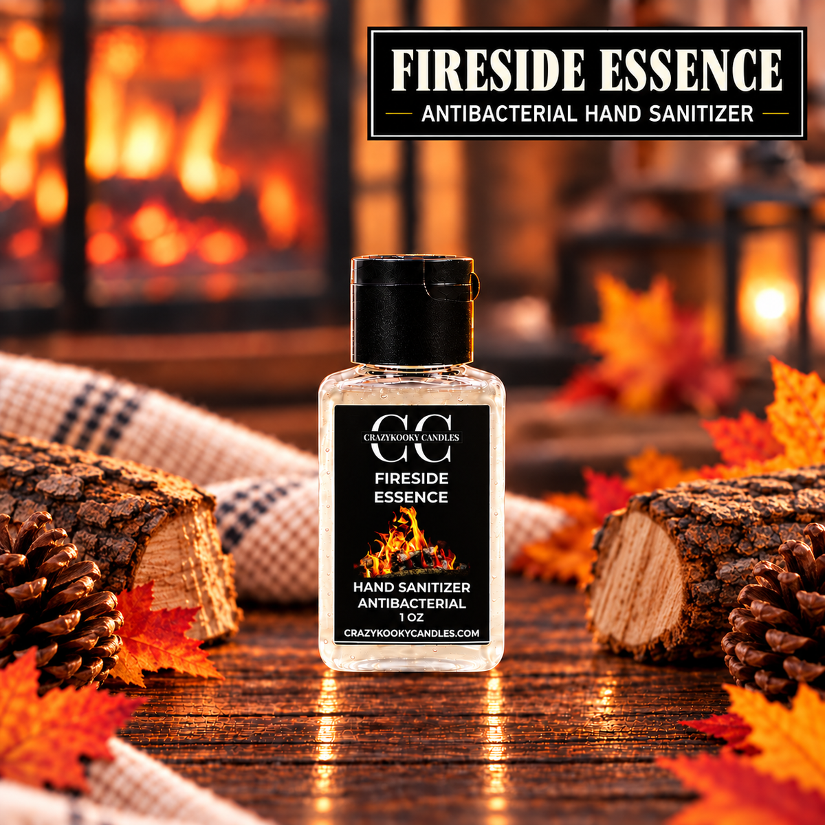 FIRESIDE ESSENCE, Hand Sanitizer, 1oz