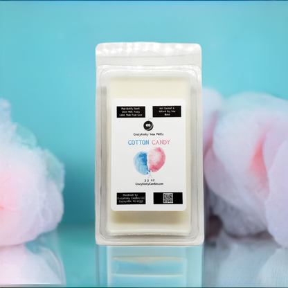 COTTON CANDY WAX MELTS - CrazyKooky Candles LLC