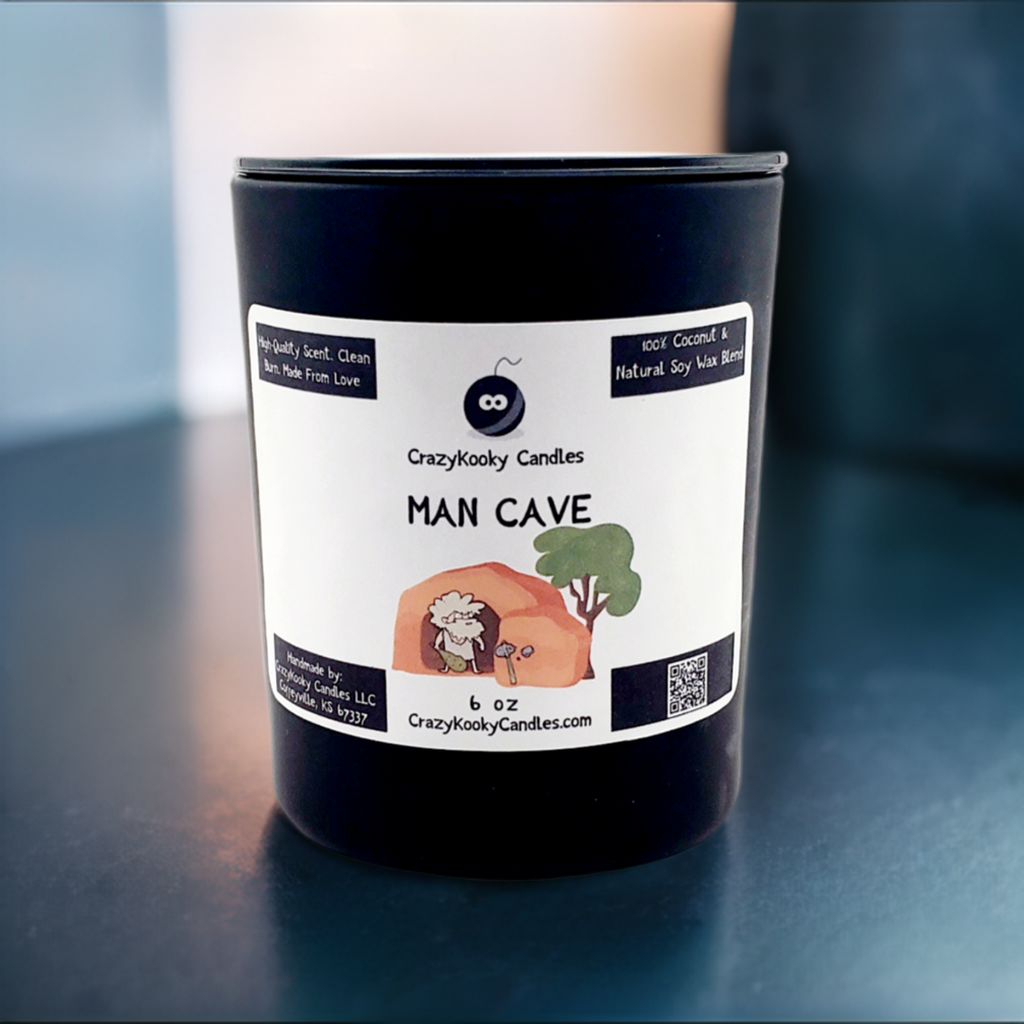 MAN CAVE - CrazyKooky Candles LLC