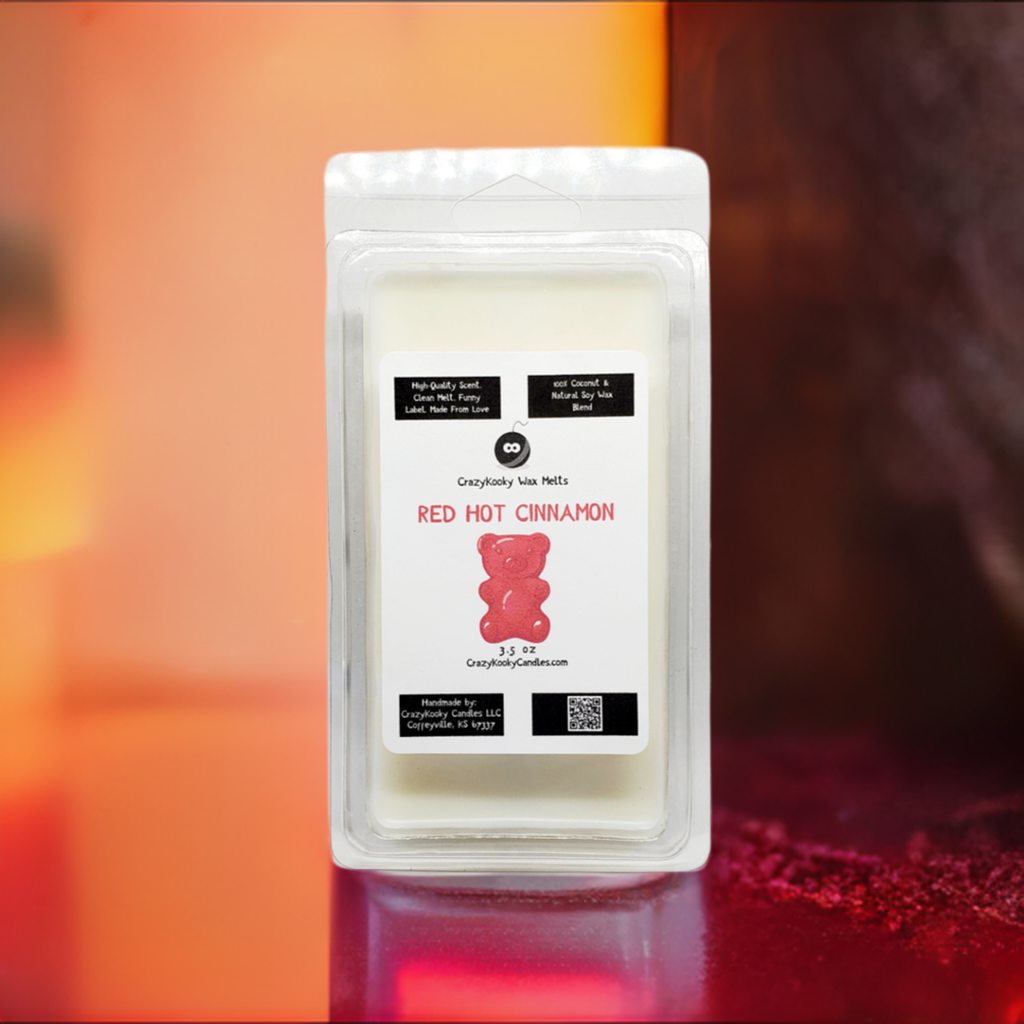 RED HOT CINNAMON WAX MELTS - CrazyKooky Candles LLC