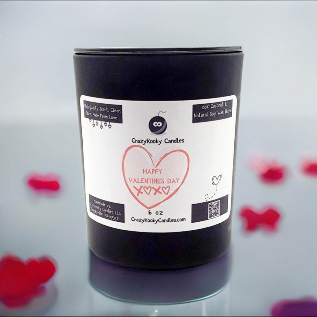HAPPY VALENTINES DAY - CrazyKooky Candles LLC