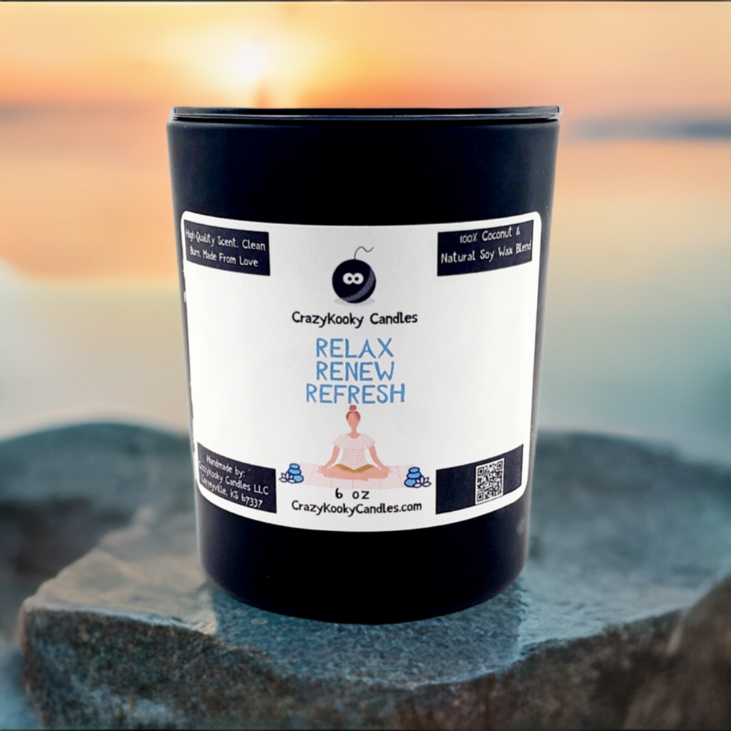 RELAX RENEW REFRESH - CrazyKooky Candles LLC