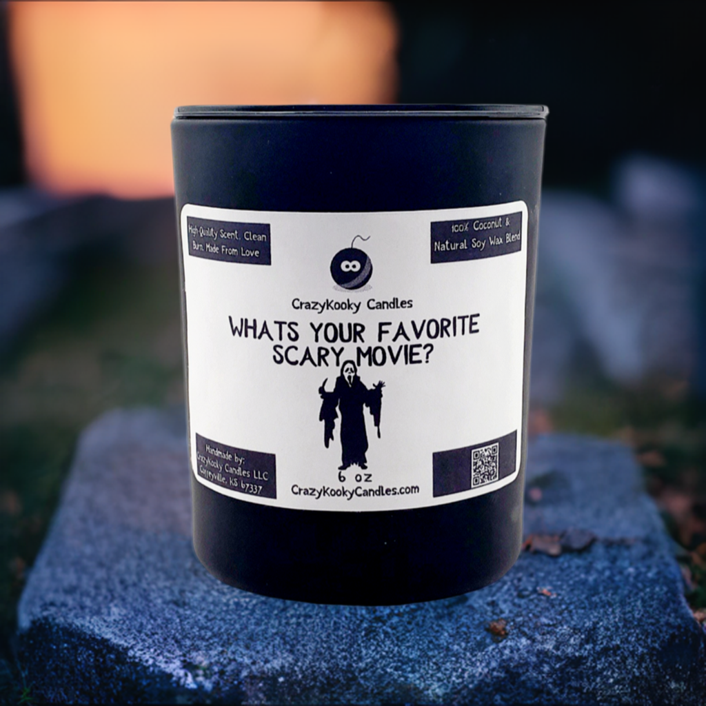 WHAT'S YOUR FAVORITE SCARY MOVIE? - CrazyKooky Candles LLC