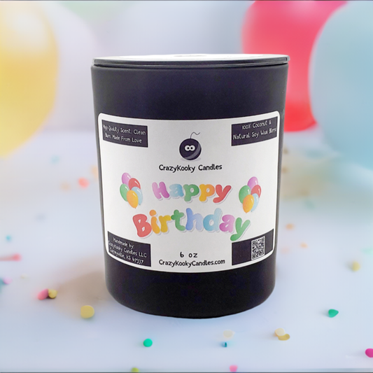 HAPPY BIRTHDAY - CrazyKooky Candles LLC