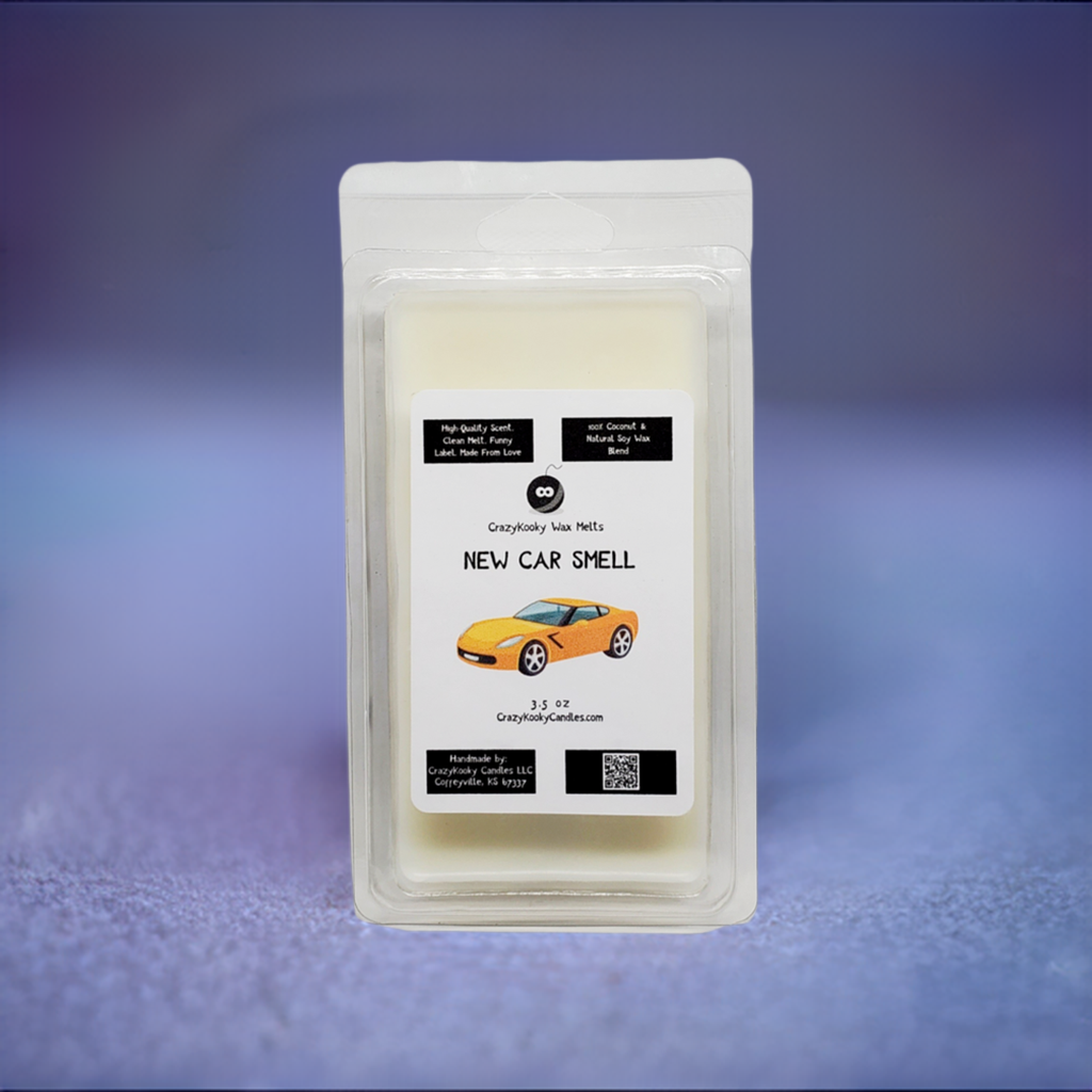 NEW CAR SMELL WAX MELTS - CrazyKooky Candles LLC